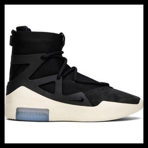 Nike Men's Air Fear of God 1 Black/Black Suede